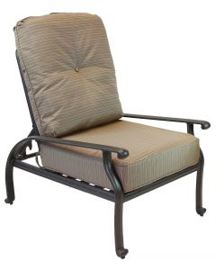 Elisabeth Cast Aluminum Adjustable Club Chair - Antique Bronze
